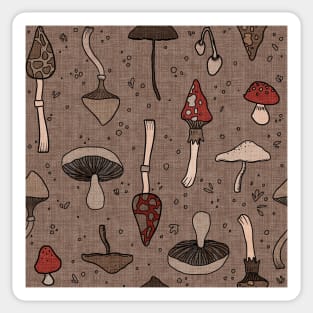 Dirt Mushrooms Sticker